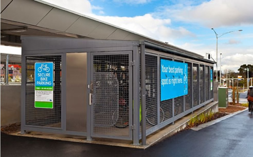 Stoddart Enclosed Bike Shelter