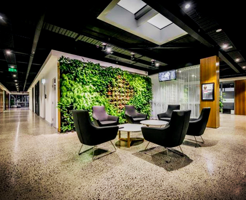 Vertical garden feature wall from Atlantis Corporation