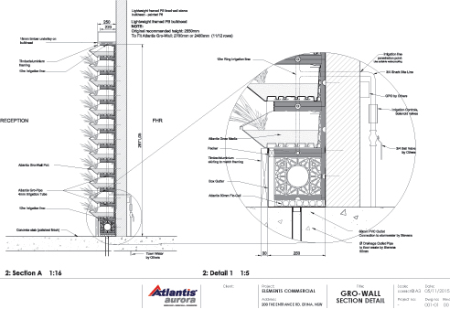 Office vertical garden from Atlantis Corporation