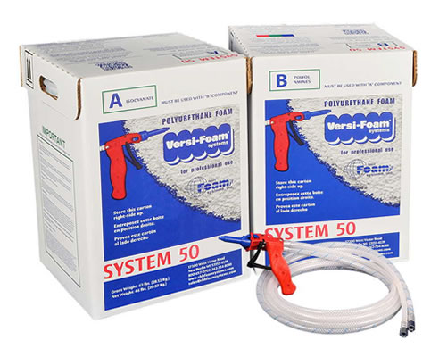 Versi-Foam thermal insulation spray kits