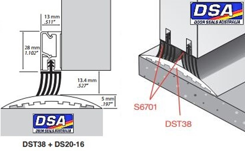 Perimeter seals from Door Seals Australia