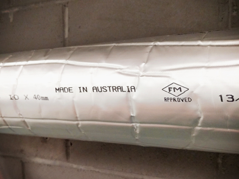 External pipe insulation from Sekisui Foam Australia