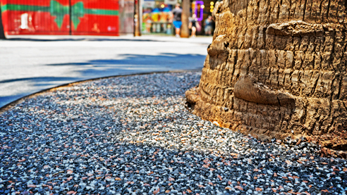 Porous tree surround from StoneSet