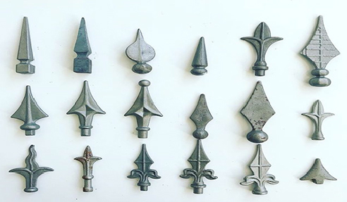 Unique Wrought Iron Spear Components