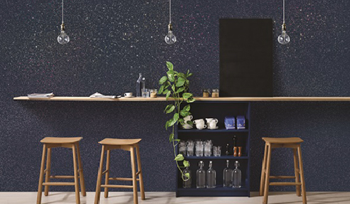 Designer Glitter Effect Wall Paint From Dulux - White Glitter Paint For Walls Dulux