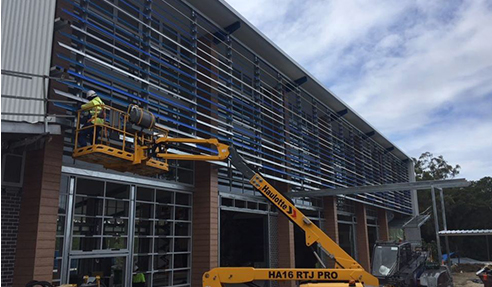 External Horizontal Screens Quick Install from Louvreclad