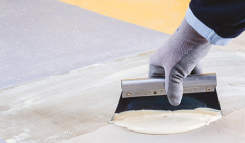 Fast Grip Adhesive for Resilient Flooring Installation from MAPEI