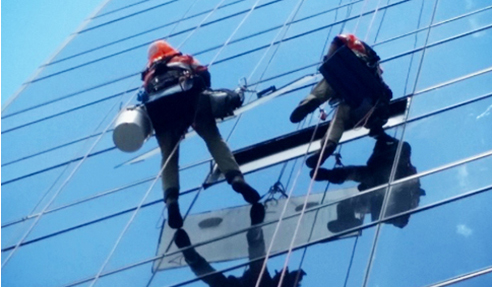 High-Rise Glazing Repair via Rope Access with Kerrect Group