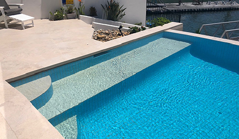 Gold Coast Porcelain Tile Pool Installation 