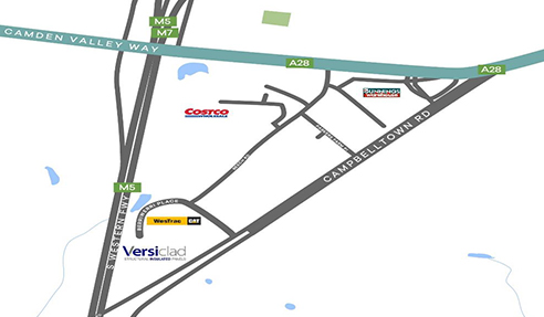 Insulated Panel Systems Sydney Map - New Versiclad Facility