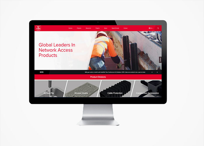 Network Access Products - Brand New Website by Cubis Systems