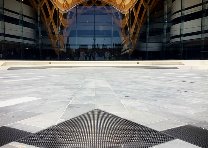 Customised Stainless Steel Drain Grate for Community Facility by Hydro