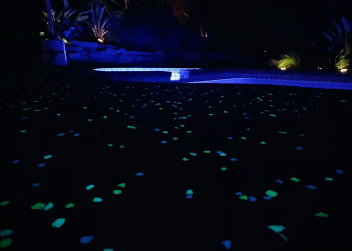 PolyGlow™ Glow Stones for Concrete from Schneppa Glass