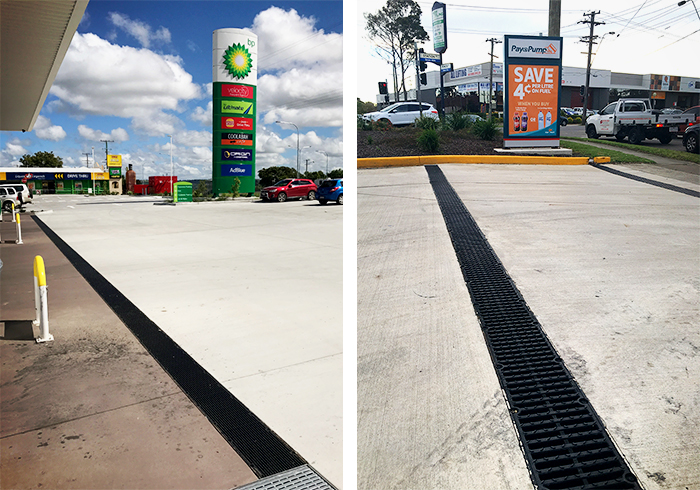 Slotted Heelguard Grates for Service Stations from Hydro