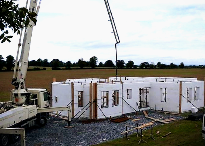 ICF Concrete Pumping Service from Insulbrick ICF