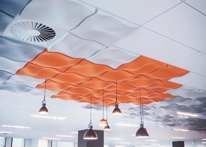 Acoustic 3D Ceiling Tiles - Quietspace® from The Nolan Group