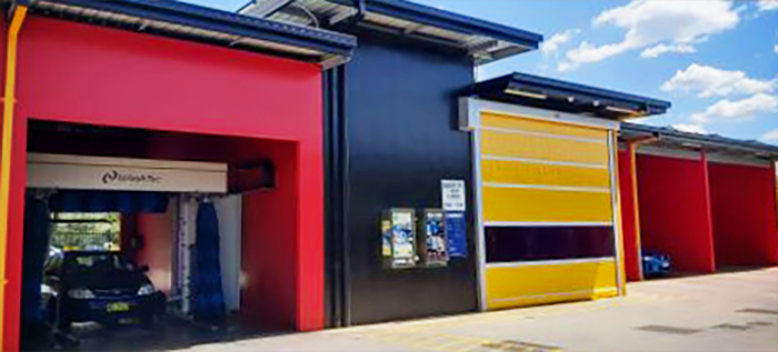 Rapid Roll Doors for Car Washes from DMF International