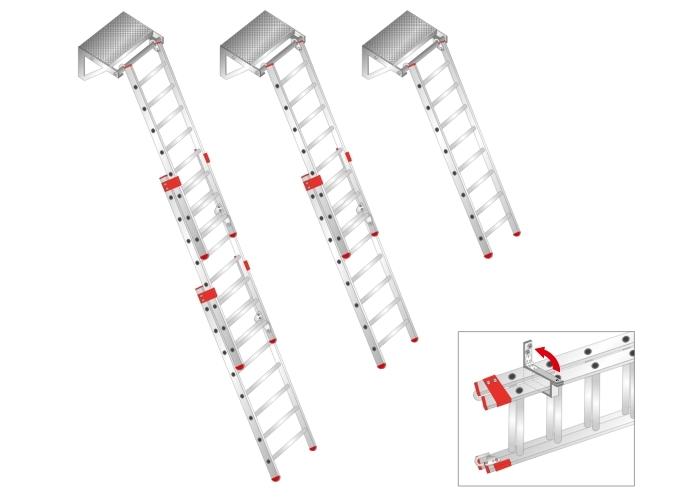 Hook-on Extension Ladder