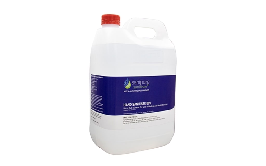 Sanipure Hand Sanitiser 5L Bulk Liquid HSL.SP05L