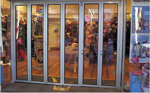 New Lockable Folding Glass Doors for Commercial Use by ATDC