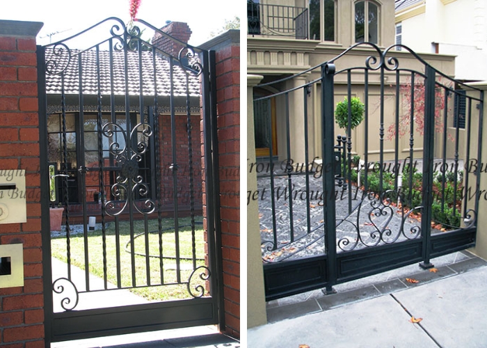 Vehicle Controlled Gates and Single Wrought Iron Gates from Budget Wrought Iron