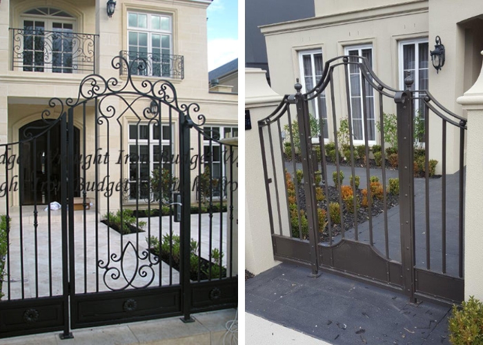 Vehicle Controlled Gates and Single Wrought Iron Gates from Budget Wrought Iron