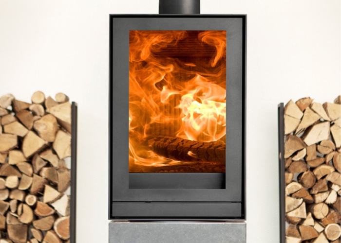 Small Freestanding Fireplace from Cheminees Chazelles