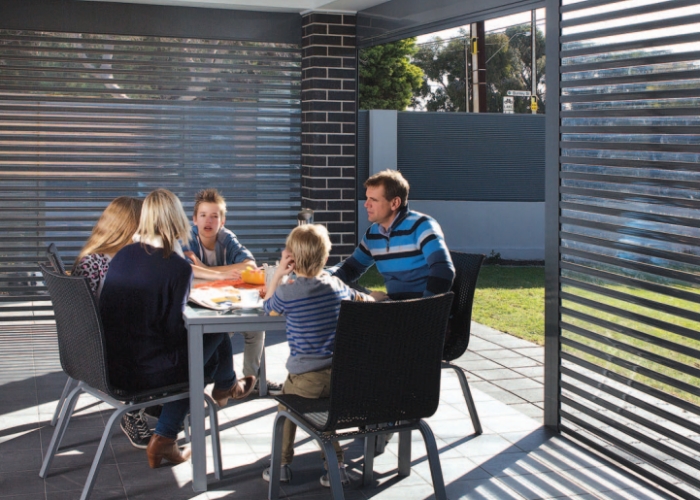 Transparent Roller Shutters for Patios by CW Products