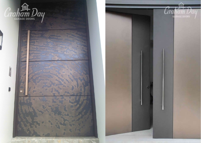 Custom Pivot Entry Door for Homes by Graham Day Doors