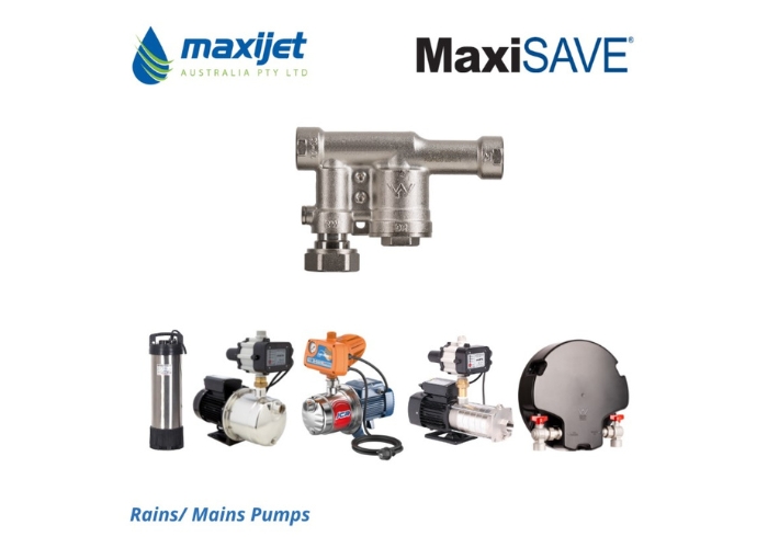 Fully Automatic Mechanical Rainwater/Mains Water Changeover Device by Maxijet