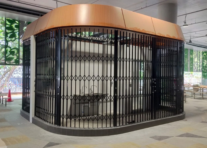 ATDC Secures Kiosks with Cutting-Edge S08 Curved Folding Security Doors