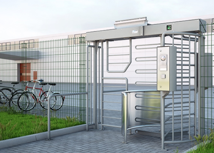 Turnstile with Bicycle Gate by Magnetic Automation