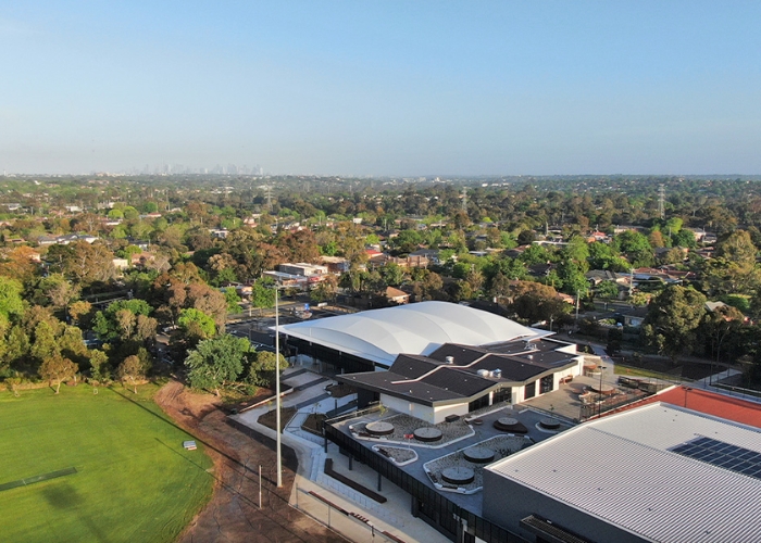 Bowling Green Canopy for Sports Centre by MakMax Australia