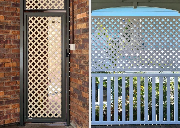 Steel Lattice Panels for Residential or Commercial Use by Superior Screens