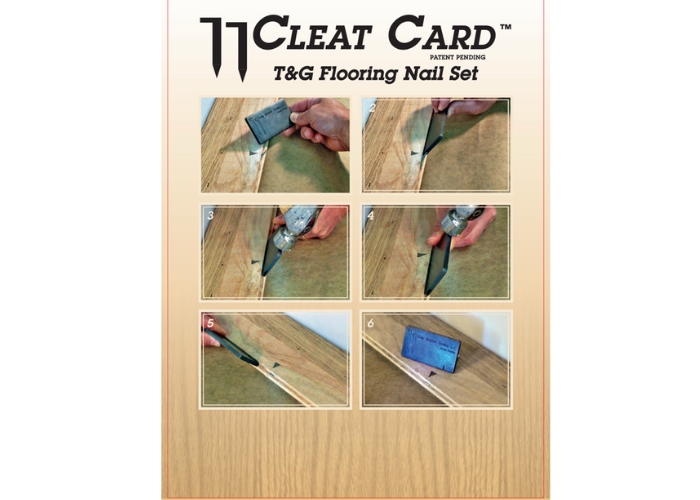 Cleat Card T&G Flooring Nail Set by Synteko