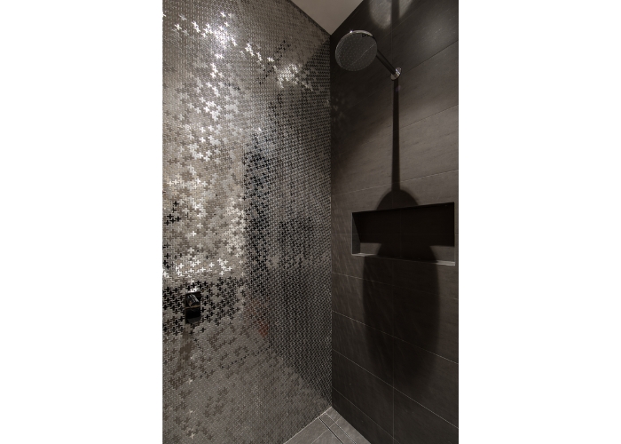 Stainless Steel Swiss Cross Tiles for Showers by ALLOY