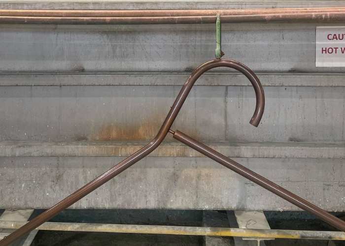 Brass Plating for Handrails by Astor Metal Finishes