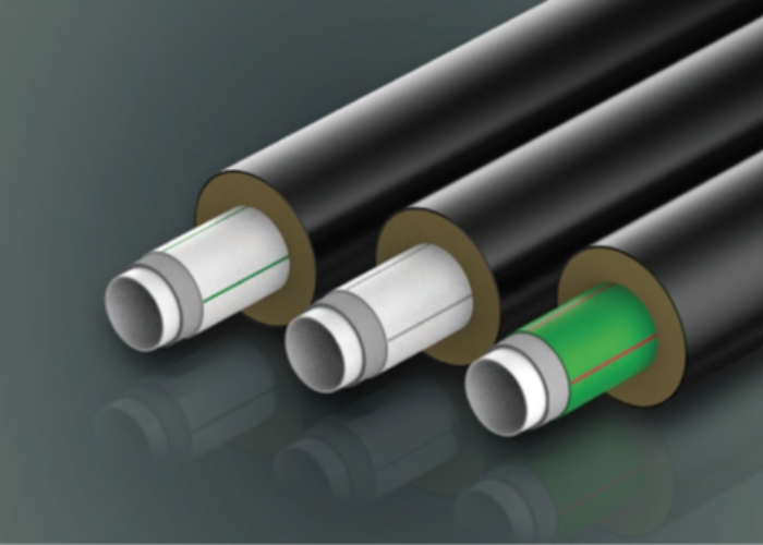 Pre-Insulated Pipes with White Oxidation Resistance by Aquatechnik