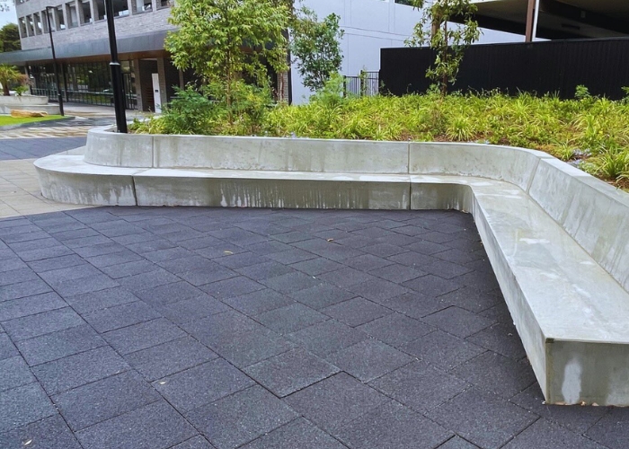 Foam Mould for Concrete Seats by Bespoke Formwork