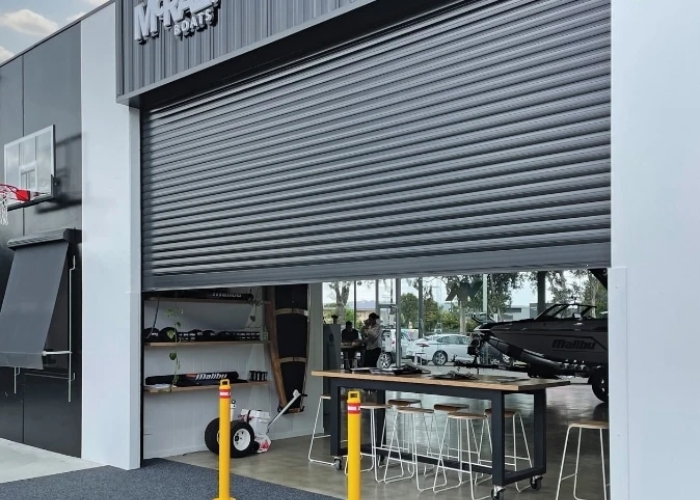 Roller Shutter for Garages with Limited Headroom by CW Products