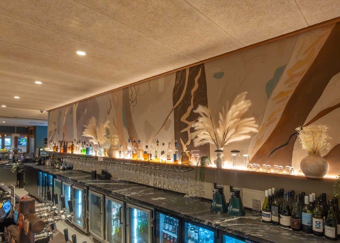 Hand-Painted Mural for Bars by Di Emme