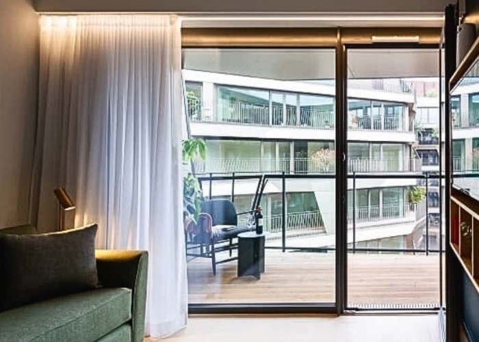 Curtain Tracks with LED Light by Forest Drapery