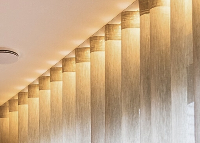 Curtain Tracks with LED Light by Forest Drapery