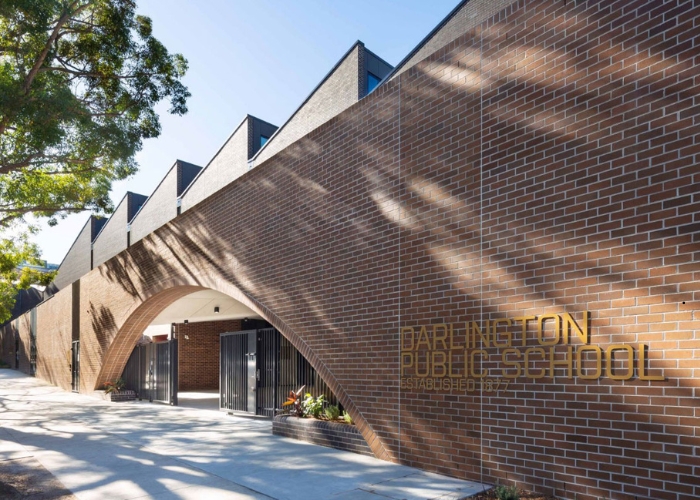 Fibre Cement Acoustic Panels for Darlington Public School by Keystone Linings