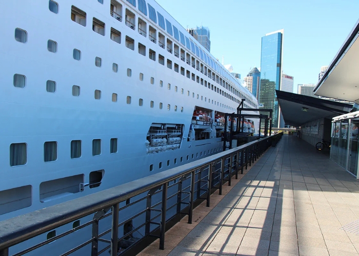 Adjustable Pedestal System for Overseas Passenger Terminal by Pasco