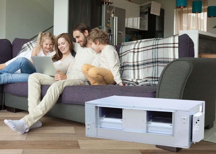 Ducted Air Conditioner with Natural Refrigerant by Polaris Technologiess