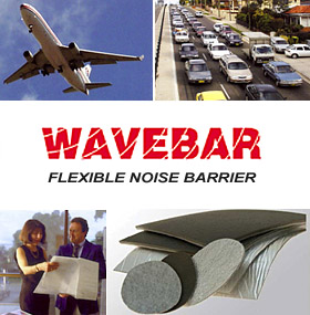 Wavebar Sound Baffle - Flexible Noise Barrier